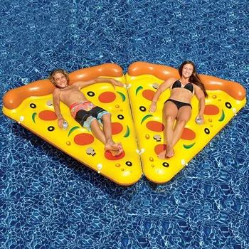 Nové Krásne Pizza Dospelý/Dieťa Zahustiť PVC Plávanie Krúžok Plávajúce Krúžky Nafukovacie záchranné Bóje Bazén Infloat 3 Druh Bazén Plávajúce Riadok