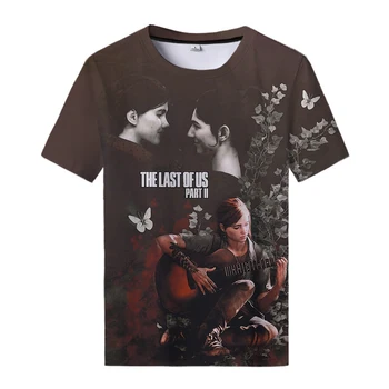 Nové Letné T-shirt Posledný z Nás: Časť II 3D Vytlačené T-shirt pánske a dámske Hru T-shirt Príležitostné Športové tričko