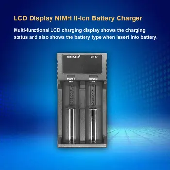 Nové Liitokala Lii-S1 S2 S4 18650 LCD Displej Nabíjačku 26650 21700 4 Sloty NiMH a li-ion Batérie Smart Univerzálna Nabíjačka Batérií
