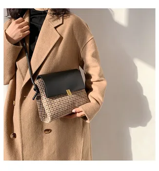 Nové malé taška ženy 2021 jeseň/zima nový trend módy všestranný instagram crossbody taška web celebrity retro malé námestie, taška