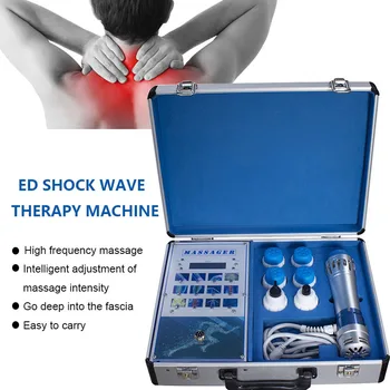 NOVÉ Masáž ED Elektromagnetické Extracorporeal Shock Wave Therapy Stroj Úľavu od Bolesti Masér Hosť Samostatný Prístroj