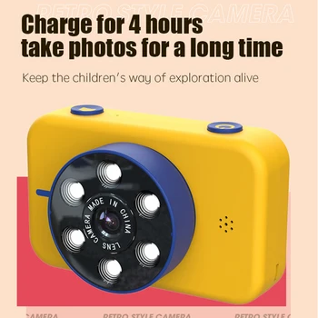NOVÉ mini detí 4K kamera s vysokým rozlíšením, predné a zadné duálny fotoaparát 50 miliónov pixelov detí digitálny fotoaparát, hračky pre deti