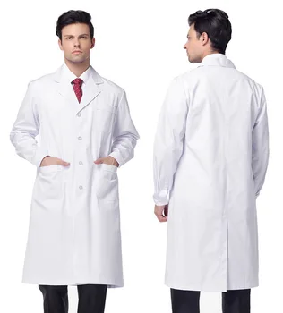 Nové módne bavlna priedušná ošetrovateľskej vyhovovali drhnúť unisex biele veľké veľkosti oblečenia ošetrovateľskej vyhovovali dlhým rukávom experimentálne bunda