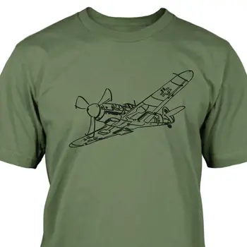 Nové Módne Messerschmitt Bf-109 T-Tričko Tee tričko