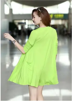 Nové Módne Ženy značky Cardigan Sveter Pončo Lady Dlhý rukáv Bežné Slim Bavlna Pevné žena Knitwear Kabát Kimono D150