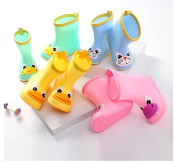 Nové Módy Klasické detské Topánky z PVC, Gumy Deti Detské Kreslené Topánky, detské Topánky Vody Nepremokavé Topánky Dážď