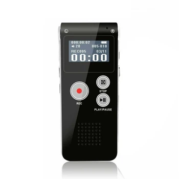 Nové Nabíjateľná Digitálneho Zvuku 8G/16G Hlas Diktafón MP3 Prehrávač, Nahrávanie DOM668