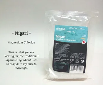 Nové NIGARI Tofu Koagulantov potravinársky Chlorid Horečnatý - až 300 g MgCl2 Bittern 200g Doprava Zadarmo