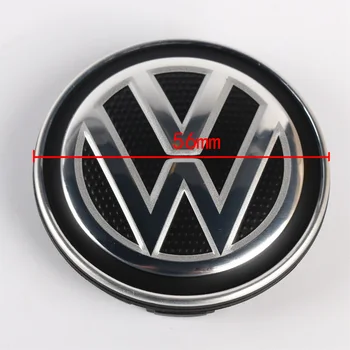 Nové OEM 56mm 4pcs/Set Kolies Centrum Hub Čiapky Logo Odznak Emblémy Znak Pre VW Volkswagen 6CD 601 171 XQI Nové Polo, Jetta mk6 Bora