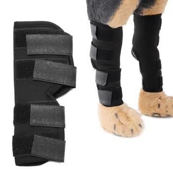 Nové Pet Kolien Psa Podporu Pripraviť na Zadné Nohy Hock Spoločné Zábal Priedušná Obnoviť Ujmy Nohy Psa Chránič Podporu