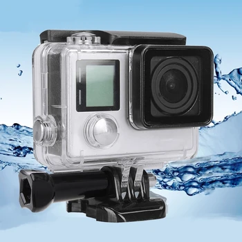 Nové Podvodná Nepremokavé Potápanie Ochranného krytu puzdro Pre GoPro Hero 4 WXTB