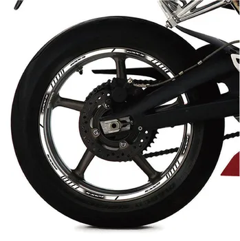 Nové predaj Motocykel vnútorné koleso Nálepky rim reflexné dekorácie, nálepky Na SUZUKI GSX-S všetky gsxs 750 1000 125