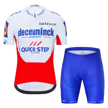 Nové Pro Team Cyklistický Dres Nastaviť muž Letné Cyklistické Oblečenie MTB Ropa Ciclismo Požičovňa Uniforme Maillot Rýchle Suché 9D Pad