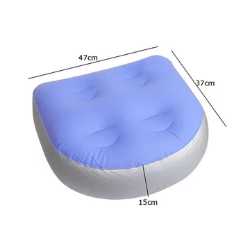 Nové Prídavného Sedadla Multifunkčné Prenosné Masáž Chrbta Hot Tub SPA Vankúš Nafukovacie Podložky Vyplniť Pre Dospelých