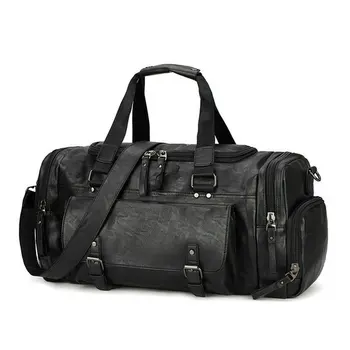 Nové pánske veľká-kapacita retro kabelka, cestovná taška pánska športová taška fitness bežné ramenný uhlopriečka package 785