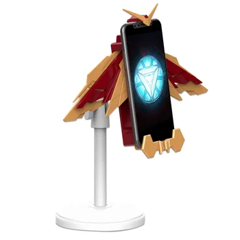 Nové RegisBox Gundam Bezdrôtovú Nabíjačku Anjel Krídla Mobilný Telefón, Infračervené, Indukčné Bezdrôtové Nabíjanie Držiak FKU66