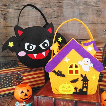 Nové Remeslá Deti Hračky pre Deti Halloween Candy Bag Puzzle Materiál Diy Remesiel Deti Hračky pre Dievčatá, Hračky pre Deti 9