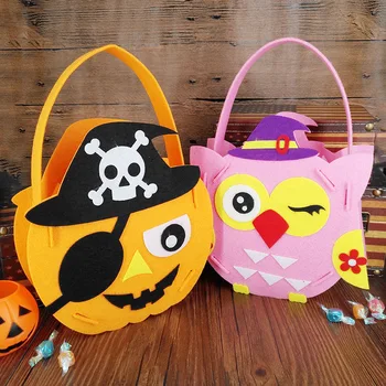 Nové Remeslá Deti Hračky pre Deti Halloween Candy Bag Puzzle Materiál Diy Remesiel Deti Hračky pre Dievčatá, Hračky pre Deti 9