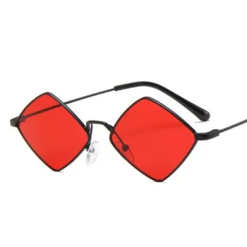 Nové retro kosoštvorec kovové slnečné okuliare ženy 2020 luxusné značky osobnosti mnohouholník slnečné okuliare mužov klasické vonkajšie gafas de sol