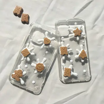 Nové súbory cookie mlieko hviezdičky Malého medveďa apple 11 krásna telefón prípade x xr žena iPhone 8 plus 8 7 6 max pro silikónové 12