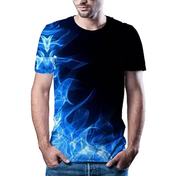 Nové T-shirt mužov vysoko kvalitné pánske tričko krátky rukáv 3D novinka tlač pánske T-shirt módne pekný T-shirt
