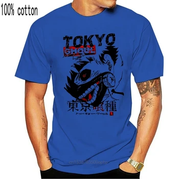 Nové Tokio Vlkolak T-Shirt Anime Ken Kaneki Bavlnené tričko Fashion Muži Ženy Šaty Krátke Rukáv Tričko Topy