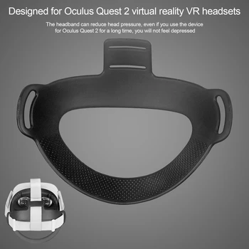 Nové TPU VR Helmy Hlavu Pásik Penovej Podložky pre oculus Quest 2 VR Headset Čelenka 1XCE