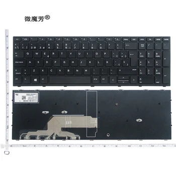 Nové US/SP/UK klávesnica pre notebook HP Probook 450 G5 455 G5 470 G5 anglický čierna klávesnica s podsvietením