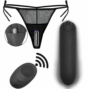 Nové Vibračné Nohavičky 10 Funkcia Bezdrôtového Diaľkového Ovládania Plnenie Bullet Vibrátor Popruh na Bielizeň Vibrátor pre Ženy, Sex Hračky