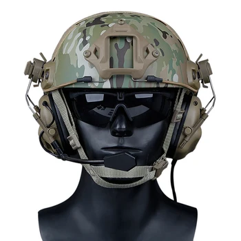 Nové Vojenské Slúchadlá Prilba Armády Taktické Lov, Streľbu Headsety Airsoft Paintball Headset CS Wargame Ochranu Zariadenia