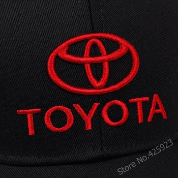 Nové Vonku Výšivky Toyota Baseballová Čiapka Unisex Hip Hop Spp Kosti Bavlna Snapback slnko Klobúky