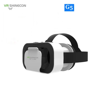 NOVÉ VR SHINECON G5 VR Okuliare 3D Virtuálnej Reality Okuliare 300 palec 720-1080 Headset Smartphone