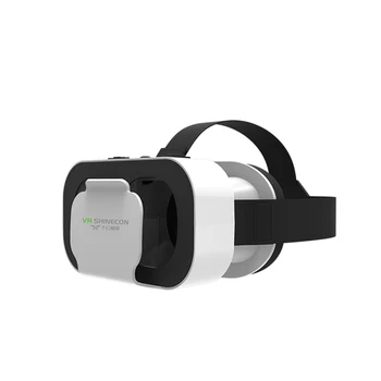 NOVÉ VR SHINECON G5 VR Okuliare 3D Virtuálnej Reality Okuliare 300 palec 720-1080 Headset Smartphone