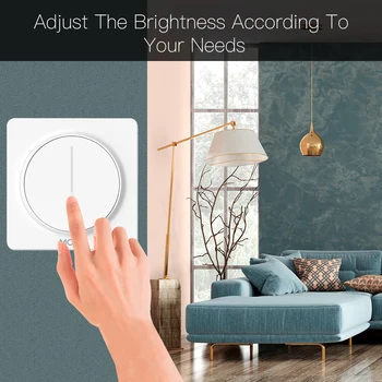 Nové WiFi Smart Touch Light Dimmer Prepínač Touch Časovač Jas Pamäti Inteligentného Života/Tuya APLIKÁCIU Diaľkové Ovládanie Práce s Alexa Google