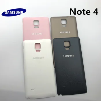 Nové Zadné Bývanie puzdro Pre Samsung Galaxy Note 4 N910 N910F N9100 N910FD Batérie Zadný Kryt, Dvere, Zadný Kryt