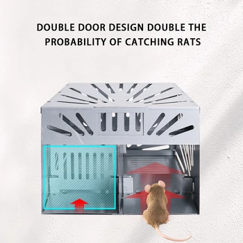 Nové Zázračné Pasca Na Myši Pre Záhradné Hlodavce Repeller Poľovnícke Pasce Potkan Klietky Trampa Para Ratones Dvojité Vchodové Nepretržitého Snímania