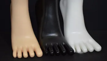 Nový 1 Pc Žena Kati Nohy Plastový Stojan Polovice Hodváb Ponožky Figuríny Časť Nohy Päť Otvorené Prsty, Nohy, Farba Kože
