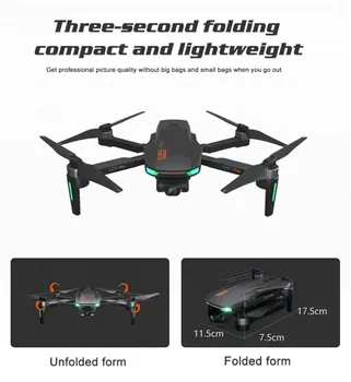 NOVÝ 120 stupňov širokouhlý HD pixel 4K GPS Drone s Kamerou 2-Os Profesional Dron Quadrocopter VS SG906 PRO FIMI Zino