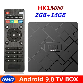 Nový Android 9.0 Smart TV BOX RK3229 Quad Core HK1 2GB mini 16GB 4K H. 265 Wifi media player HK1mini Set-Top Box TV Prijímač