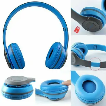 Nový Bezdrôtový Headset Bluetooth Headset Skladacie Stereo Slúchadlá Herné Headset s Mikrofónom pre Pc, Mobilný Telefón, Mp3