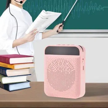Nový Bezdrôtový Zosilňovač Hlasu Bluetooth Reproduktor s Mikrofónom Multi Digitálny Displej Megaphone Podpora MP3 a FM Rádio pre Učiteľov