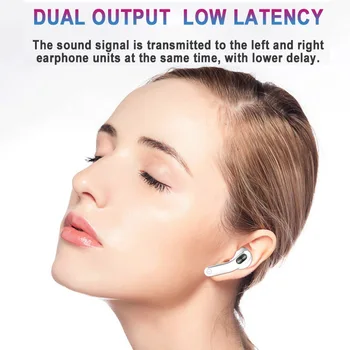 Nový Bluetooth 5.1 Slúchadlá TWS HIFI Slúchadlá potlačenie Šumu Slúchadlá Bluetooth Bezdrôtové Slúchadlá S Mikrofónom Hlasový Asistent