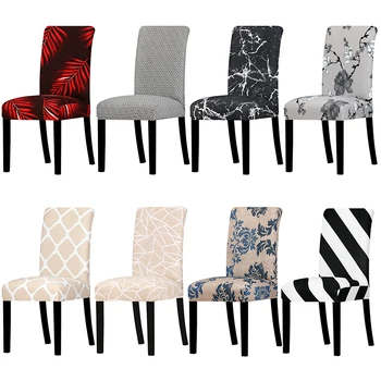 Nový Dizajn Poťahy elastická Stretch sedadlo stoličky kryt Slipcover pre banquet Hotel jedálenský home office poťahy