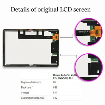 Nový Dotykový Displej 10.1 Huawei MediaPad M5 Lite LTE 10 Bach2-L09C BAH2-L09 Bach2-W19C BAH2-L09 S Displejom Lcd Montáž