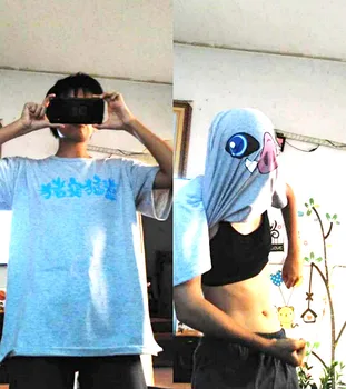 Nový Démon Vrah: Kimetsu č Yaiba Hashibira Inosuke Cosplay t-shirt shapeshifting Anime T-tričko Unisex Bežné Topy