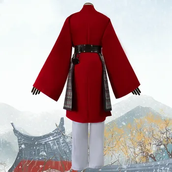 Nový Film 2020 Hua Mulan Cosplay Hrdinka Kostým Čínsky Hanfu Dievča Halloween Kostýmy Pre Ženy Femal Mulan Červené Šaty Šaty