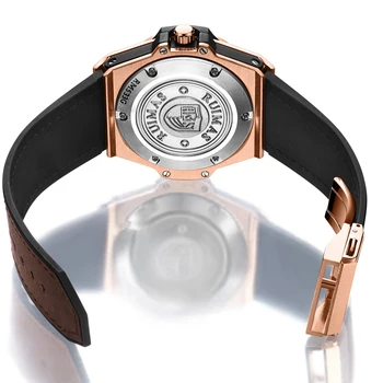 Nový koncept módny trend pánske hodinky študent sledovať osobnosti veľké dial diamond vodotesné hodinky Európsky a Americký štýl