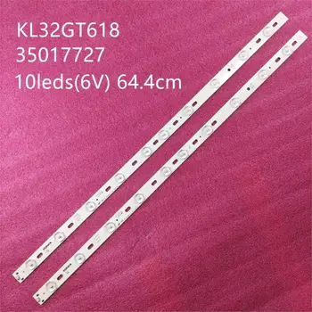 Nový KONKA KL32GT618 LED podsvietenie 35017727 10leds 64.4 cm 1set=2 kusy