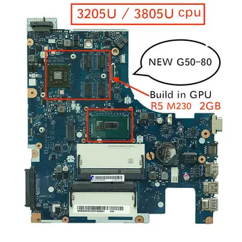 Nový matka rada pre Lenovo G50-80 ACLU3/ACLU4 NM-A361 Notebook základnej Dosky pc s 3205U 3805U cpu R5 M230 2GB