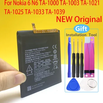 Nový, Originálny HE335 Batérie Pre Nokia 6 Nokia6 N6 TA-1000 TA-1003 3000mAh 0Phone V Sklade S Sledovacie Číslo